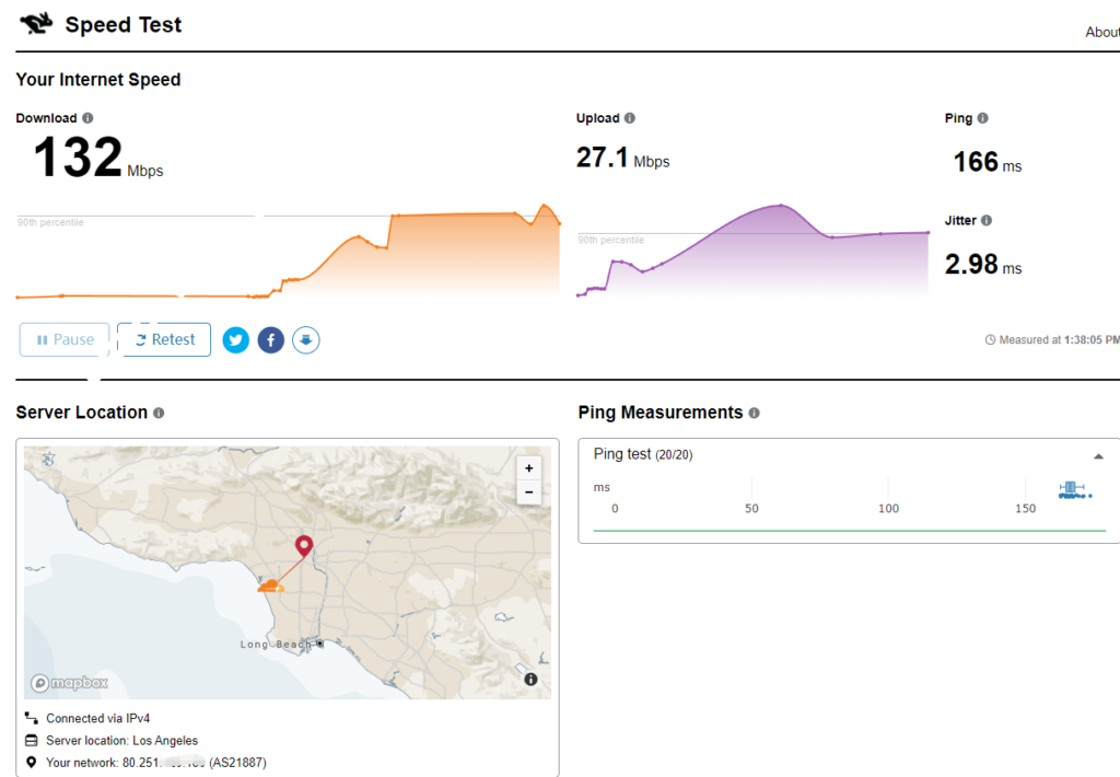 如何使用 Cloudflare Speed Test 测试网络带宽/下载速度/网络延迟SSHCE测评