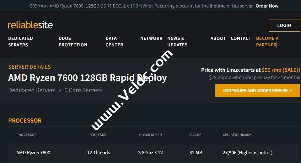 Clouveo：$2.1|月|AMD EPYC|1GB内存|15GB NVMe空间|2TB流量|1Gbps端口|KVM|洛杉矶（amd epyc rome2.6）