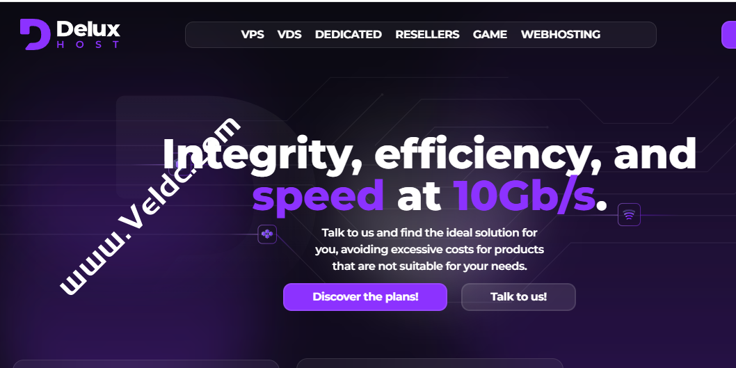 DeluxHost:荷兰便宜VPS促销,100Mbps-10Gbps大带宽不限流量,年付€4起-SSHCE测评
