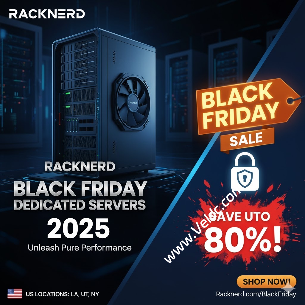 RackNerd：#黑五#美国独立服务器大促开启，E3-1230v2/16GB/500GB SSD，1Gbps@30TB，月付$49起，站群服务器月付$135起，可选纽约/犹他州/洛杉矶等机房-SSHCE测评