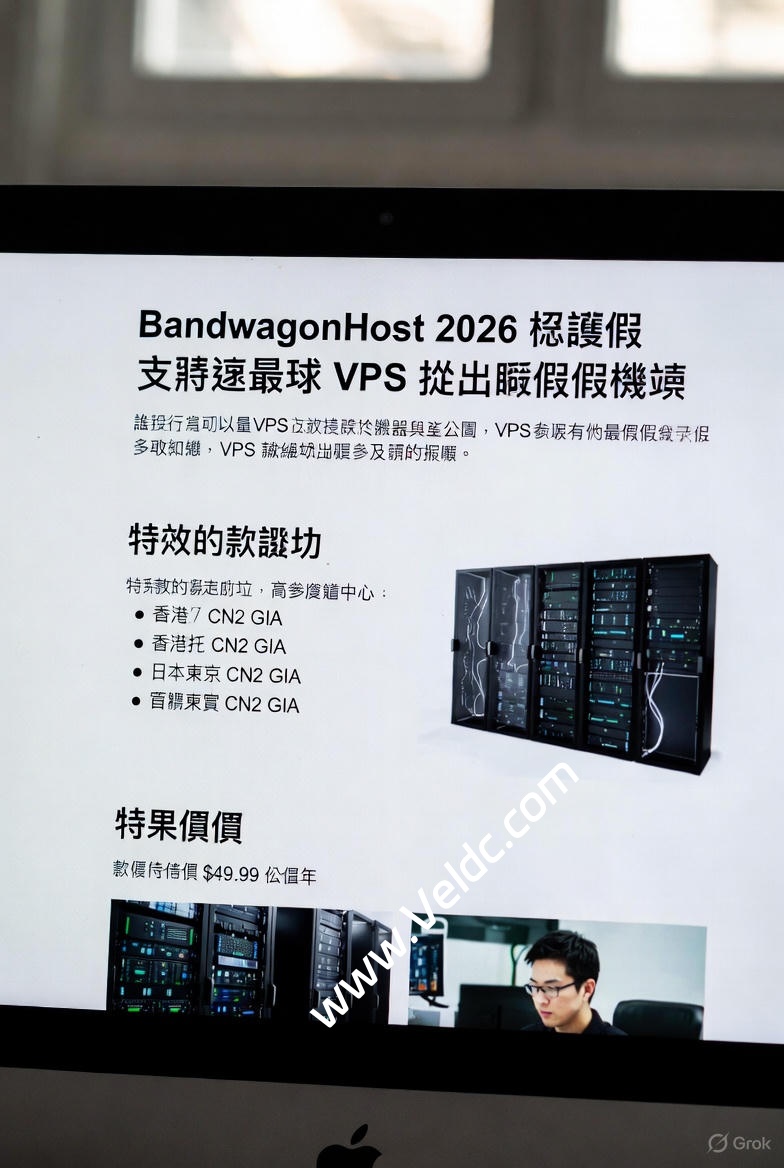 搬瓦工 BandwagonHost 2026 最新选购指南：哪个机房速度快？服务器怎么样？多少钱？-SSHCE测评